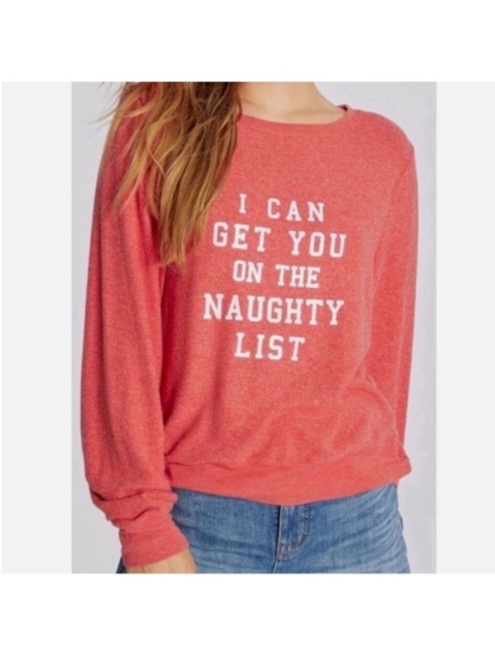 New Wildfox Baggy Beach Jumper I Can Get You on the Naughty List